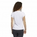Kortarmet T-skjorte til Kvinner Adidas Training 3B Hvit