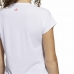 Dámské tričko s krátkým rukávem Adidas Training 3B Bílý