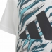 Kurzarm-T-Shirt für Kinder Adidas Water Tiger Graphic Weiß