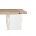 Sivupöytä DKD Home Decor 153 x 32,5 x 93 cm Kuusi Ruskea Valkoinen Magnesium