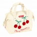 Mokyklinis higienos reikmenų krepšys Safta Cherry Rusvai gelsva (26.5 x 17.5 x 12.5 cm)