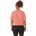 Moteriški marškinėliai su trumpomis rankovėmis Asics Tiger Rožinė