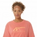 Kortærmet T-shirt til Kvinder Asics Tiger Pink
