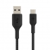 USB-C Cable to USB Belkin CAB002BT0MBK Melns 15 cm