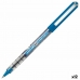 Pero s tekočim črnilom Uni-Ball Eye Ocean Care Modra 0,5 mm (12 kosov)