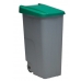 Găleată pentru gunoi, cu roți Denox Verde 85 L 58 x 41 x 76 cm