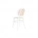 Chair DKD Home Decor White Black Natural 43 x 50 x 89 cm