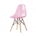 Dining Chair DKD Home Decor 44 x 46 x 81 cm Natural Pink 30 x 40 cm