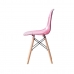 Καρέκλα Τραπεζαρίας DKD Home Decor 44 x 46 x 81 cm Φυσικό Ροζ 30 x 40 cm