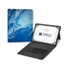 Bluetooth-tastatur med støtte for tablet Subblim SUBKT5-BTTB01 Spansk Qwerty Flerfarget Spansk