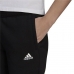 Dlhé športové nohavice Adidas Essentials Fleece Logo Crna Dama