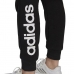 Lange Sporthose Adidas Essentials Fleece Logo Schwarz Damen
