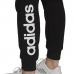 Long Sports Trousers Adidas Essentials Fleece Logo Black Lady