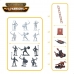 Stavebná hra Colorbaby Medieval Fighters 25 Kusy (4 kusov)