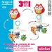 Cot Mobile Winfun 3-in-1 animals Plastic 31,5 x 42 x 20 cm (2 Units)
