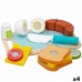 Kit aus Spielzeuglebensmittel Woomax Frühstück 14 Teile (4 Stück)