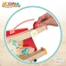 Wooden Track with Ramps for Car Disney 5 Pieces 4 Units 33,5 x 28 x 9,5 cm