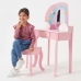 Pārģērbšanas Galds Ar Krēslu Teamson Rozā Rotaļlieta 62,5 x 98,5 x 32 cm