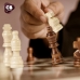 Hracia doska na šach a dámu Colorbaby Backgammon Drevo (4 kusov)