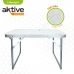 Sammenklappeligt bord Aktive Hvid 60 x 40 x 40 cm (4 enheder)
