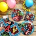 Conjunto Artigos de Festa The Avengers 66 Peças