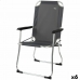Cadeira Dobrável para Campismo Aktive Cinzento escuro 45 x 91 x 47 cm (6 Unidades)