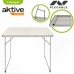 Sammenklappeligt bord Aktive Hvid 80 x 70 x 60 cm (4 enheder)