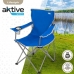 Sammenklappelig campingstol Aktive Blå 45 x 82 x 47 cm (4 enheder)