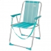 подплатен къмпинг стол Aktive Mediterranean цвят тюркоаз 44 x 76 x 45 cm (4 броя)