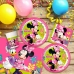 Set d'articles de fête Minnie Mouse 37 Pièces