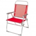 Składanego Krzesła Aktive Menorca Czerwony 48 x 88 x 50 cm (4 Sztuk)