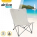Inklapbare campingstoel Aktive Beige 78 x 90 x 76 cm (4 Stuks)