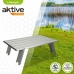 Összecsukható Asztal Aktive Ezüst színű Alumínium 40 x 13 x 28,5 cm (4 egység)