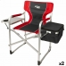 Chaise de camping pliante Aktive Gris Rouge 61 x 92 x 52 cm (2 Unités)