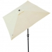 Пляжный зонт Aktive 270 x 259 x 270 cm Tērauds Alumīnijs Krēmkrāsa