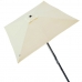 Пляжный зонт Aktive 270 x 261 x 270 cm Tērauds Alumīnijs Krēmkrāsa