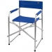 Cadeira Dobrável para Campismo Aktive Azul 56 x 78 x 49 cm (4 Unidades)