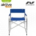 Saliekamais kempinga krēsls Aktive Zils 56 x 78 x 49 cm (4 gb.)