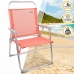 подплатен къмпинг стол Aktive Flamingo Корал 48 x 88 x 50 cm (4 броя)
