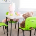 Detský stolík Lifetime Biela Skladateľný 61 x 53,5 x 61 cm Oceľ Plastické