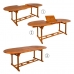 Rozkladací stôl Aktive 200 x 74 x 90 cm Agátové drevo