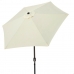 Пляжный зонт Aktive 300 x 247 x 300 cm Сталь Алюминий Кремовый Ø 300 cm