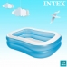 oppblåstbart basseng Intex Blå Hvit Blå/Hvit 540 L 203 x 48 x 152 cm (3 enheter)