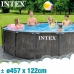 Pool Aftageligt Intex Baltik 457 x 122 x 457 cm