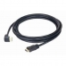 Cable HDMI Alta Velocidad GEMBIRD 4K Ultra HD Macho/Macho Negro