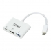 Adaptor USB C la HDMI NANOCABLE 10.16.4302 Full HD (15 cm) Alb