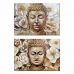 Tavla DKD Home Decor Buddha Orientalisk 100 x 3 x 70 cm (2 antal)