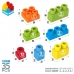 Építő készlet Color Block Basic Kocka 35 Darabok (6 egység)