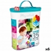 Byggesett Color Block Trendy Bag 35 Deler (6 enheter)