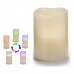Stearinlys LED Hvid 7,5 x 10 x 7,5 cm (6 enheder)